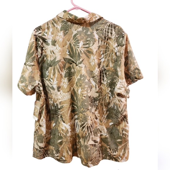 ==^White Stag plus size camp shirt NWT size 2x - Picture 2 of 14